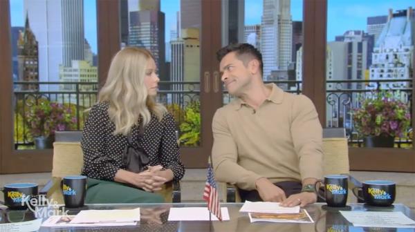 The talk show hosts described a moment wher<em></em>e they interviewed a potential employee and the candidate talked badly a<em></em>bout someone that they knew. 