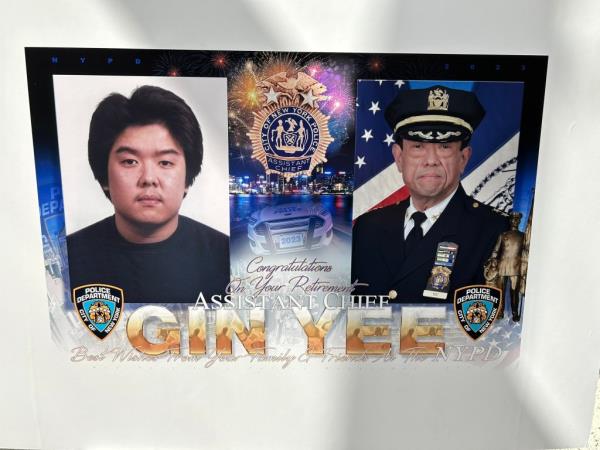 Yee joined the NYPD in February 1981.