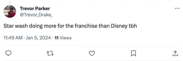 A screengrab of an X post.