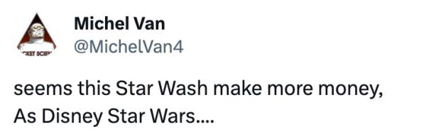 A screengrab of the X post.