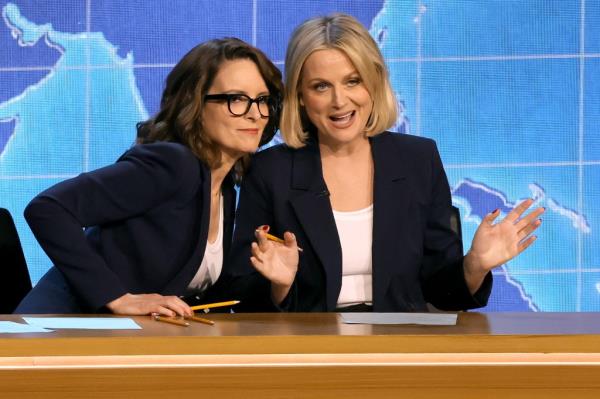 Tina Fey and Amy Poehler Weekday Update at Emmy's