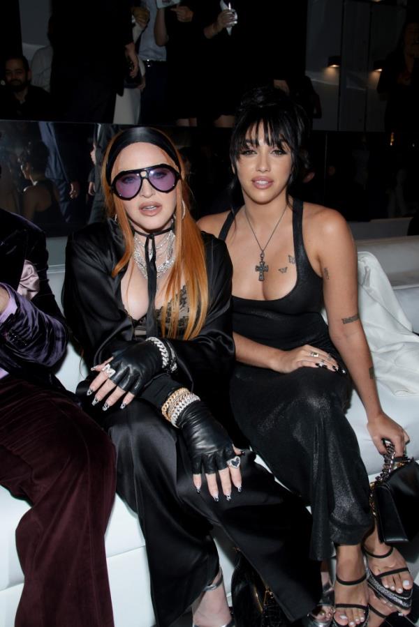 Mado<em></em>nna and her daughter Lourdes Leon attend the Tom Ford fashion show during September 2022 New York Fashion Week. 