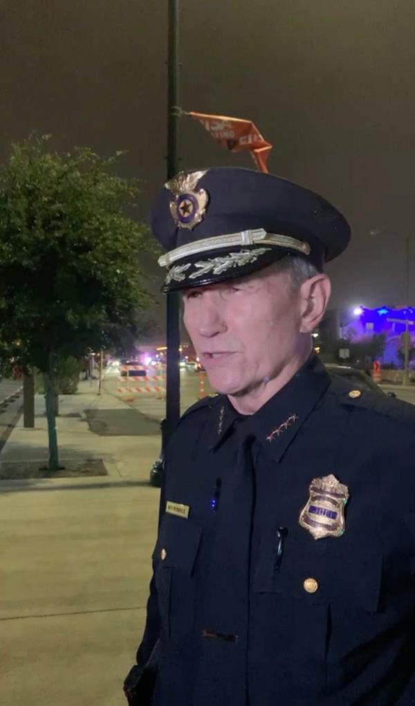 San Anto<em></em>nio Chief Bill McManus said the women hurt in the shootout suffered non-life threatening injuries.