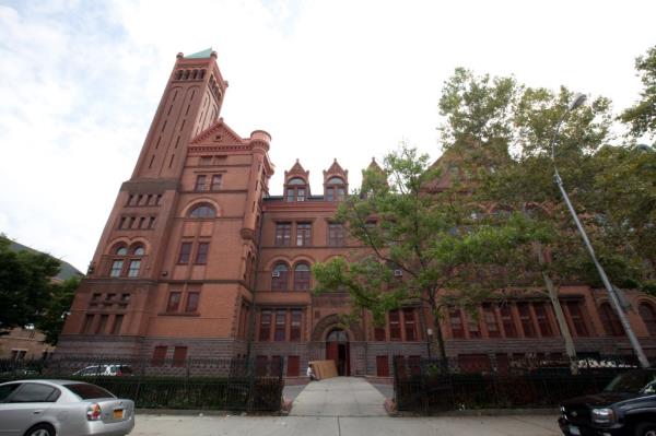 The incident happened inside a Brooklyn school building.