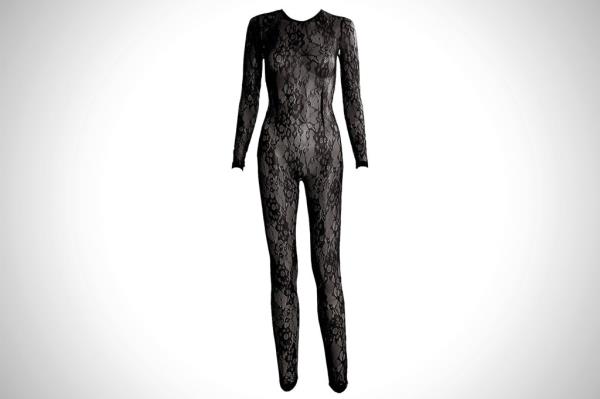 Inamore “Ares” lace catsuit, $155 at WolfAndBadger.com