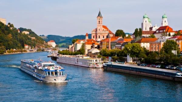 Photo of the River Danube near Grossmehring in Bavaria, Germany.