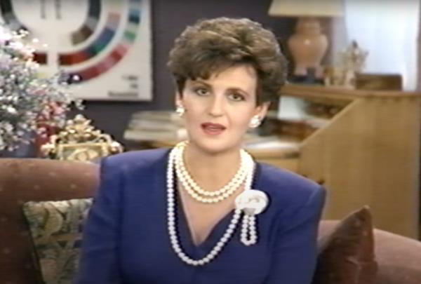 Video still of Carole Jackson. 
