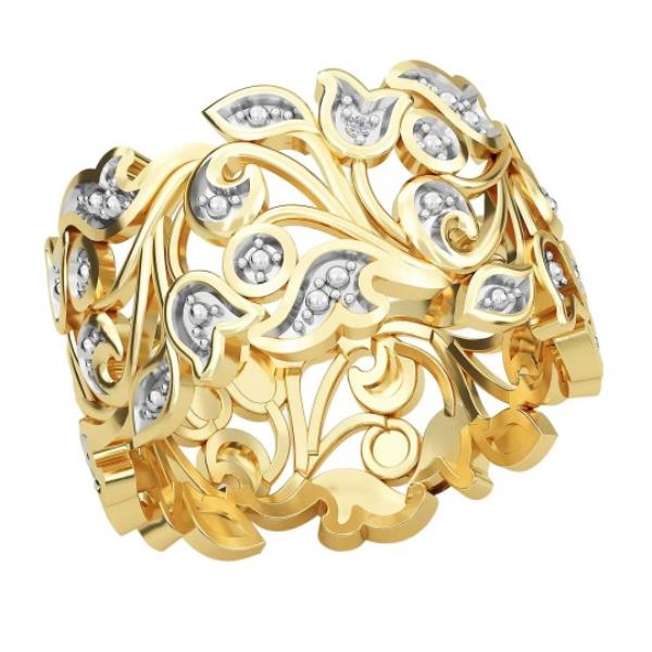 TJC Leafy Vines Ring