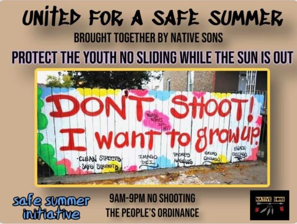 Flier for Native Son's People's Ordinance