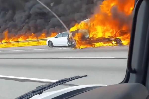 fiery crash