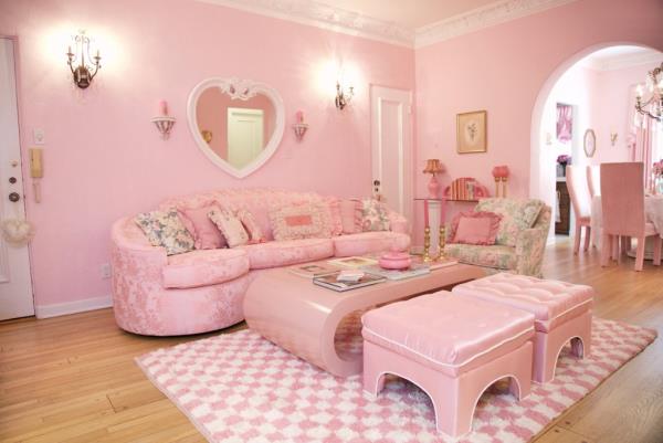 The living room.