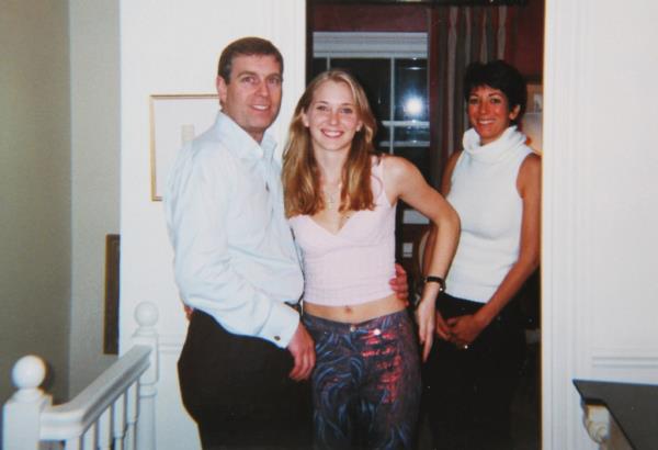 Prince Andrew with Epstein accuser Virginia Roberts Giuffre