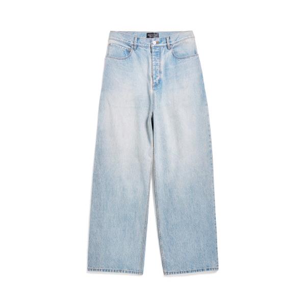 Image of light wash Balenciaga jeans