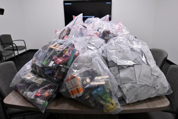 Hauls of illegal weed products are byproduct of daily pot busts of illicit smoke shops across New York City.
