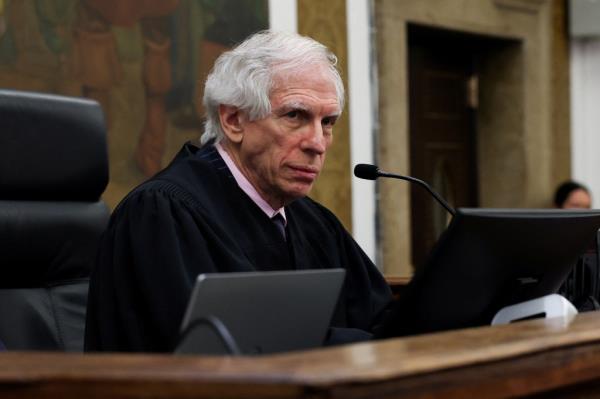 Judge Arthur Engoron attends the closing arguments in the Trump Organization civil fraud trial at New York State Supreme Court in the Manhattan borough of New York City, U.S., January 11, 2024.