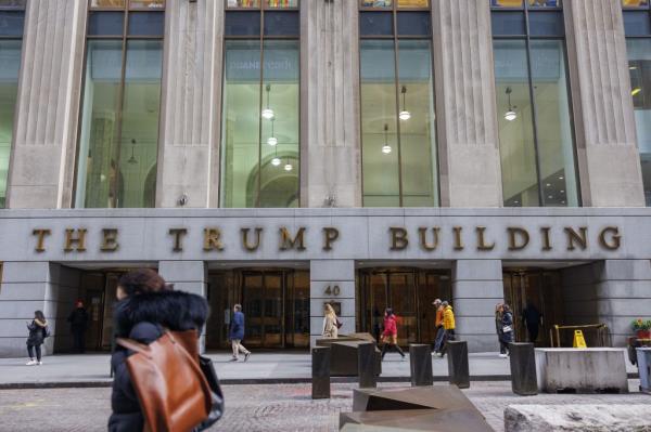 the Trump Building on 40 Wall Street in New York, New York, USA, 21 February 2024.