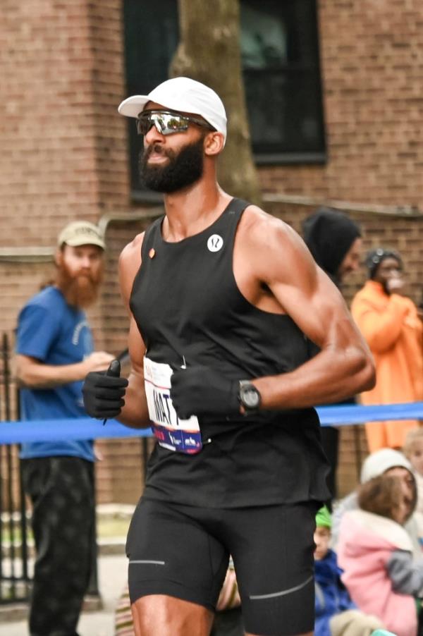 The former college football wide receiver, who made history as the first black male lead of the ABC show, recently showed off the nine pairs of running shoes he used to train for the marathon on his Instagram. 
