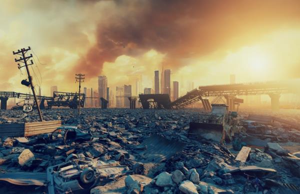 Apocalyptic landscape