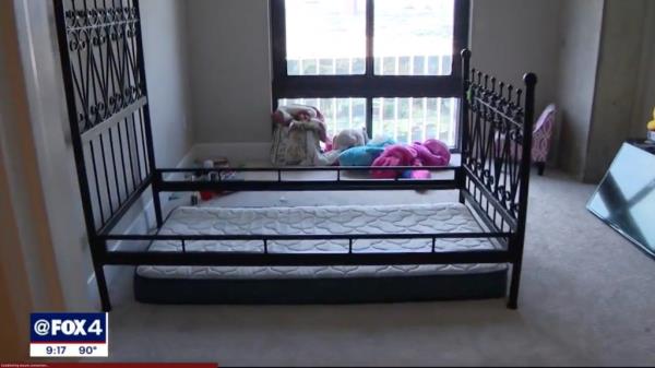 His daughter's room was nearly emptied out as well. Abney said her baby pictures, which he can never recover, are missing.