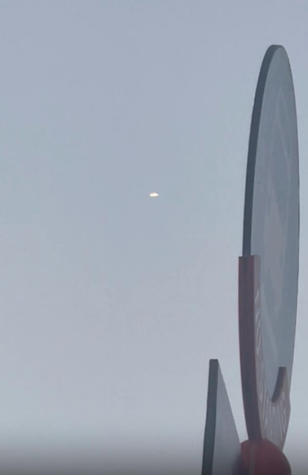 A UFO hovers over Bay Ridge.
