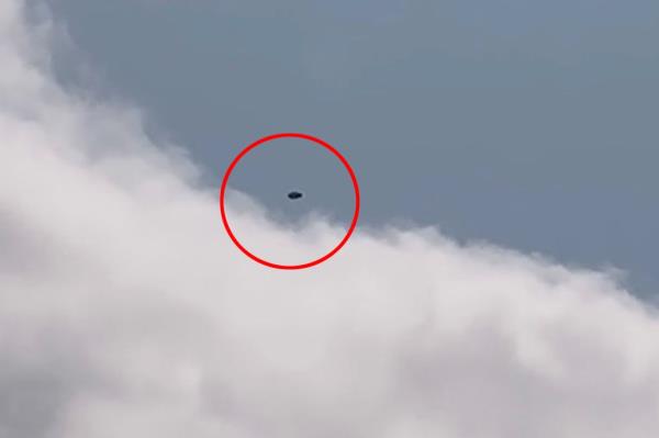 A UFO hovers in the air over Bedford-Stuyvesant on June 13.