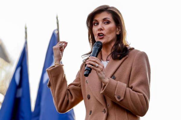 Republican US presidential candidate Nikki Haley