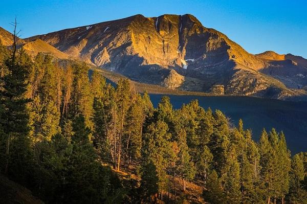 Ypsilon Mountain in Rocky Mountain Natio<em></em>nal Park.