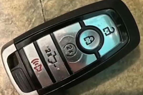 A pair of car keys were also found inside the home along with alcohol bottle caps.