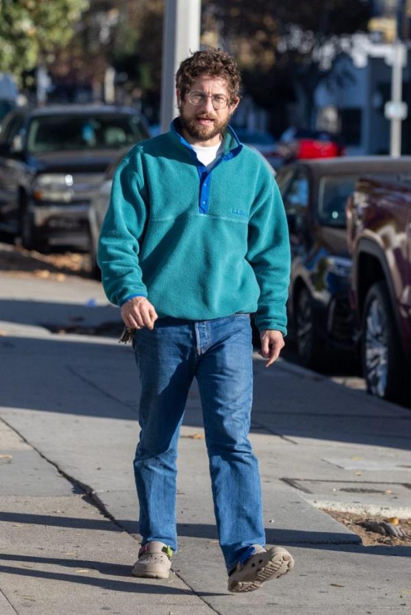 Former actor Alex D. Linz takes a walk in LA.