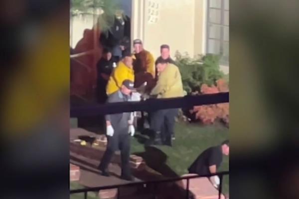 A 36-year-old woman was arrested for allegedly breaking into an apartment in Mid-City and fatally shooting a man who lived there, police said.