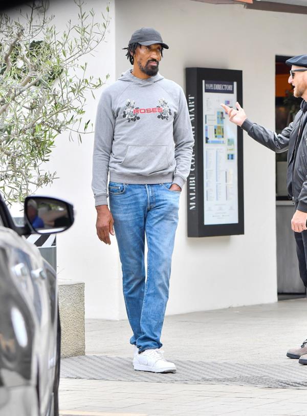 Scottie Pippen at the Malibu Country Mart. 