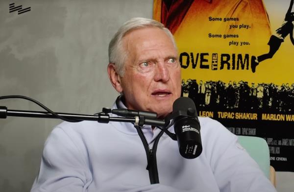 Jerry West on a podcast