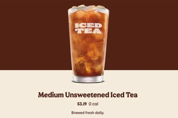 burger king ice tea