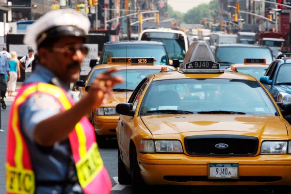 New York City traffic.