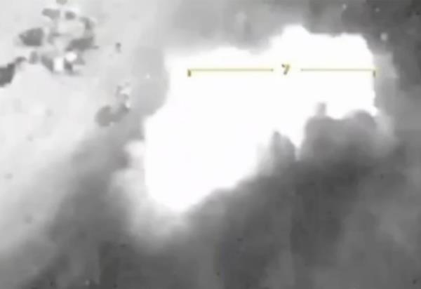 A landing boat with Russian marines was destroyed by Ukrainian Army's drone at a northwestern shore of the Black Sea