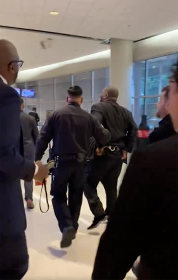 Video of Killer Mike  being escorted away first emerged prior to the official Grammy's broadcast when Hollywood Reporter journalist Chris Gardner posted a clip of the rap star walking through the Crypto.com arena with two officers. 