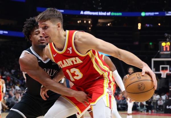 The defense of Dennis Smith Jr., guarding Bogdan Bogdanovic, was a key factor in the Nets' 114-113 win over the Hawks.