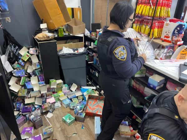 a raid of a pot shop