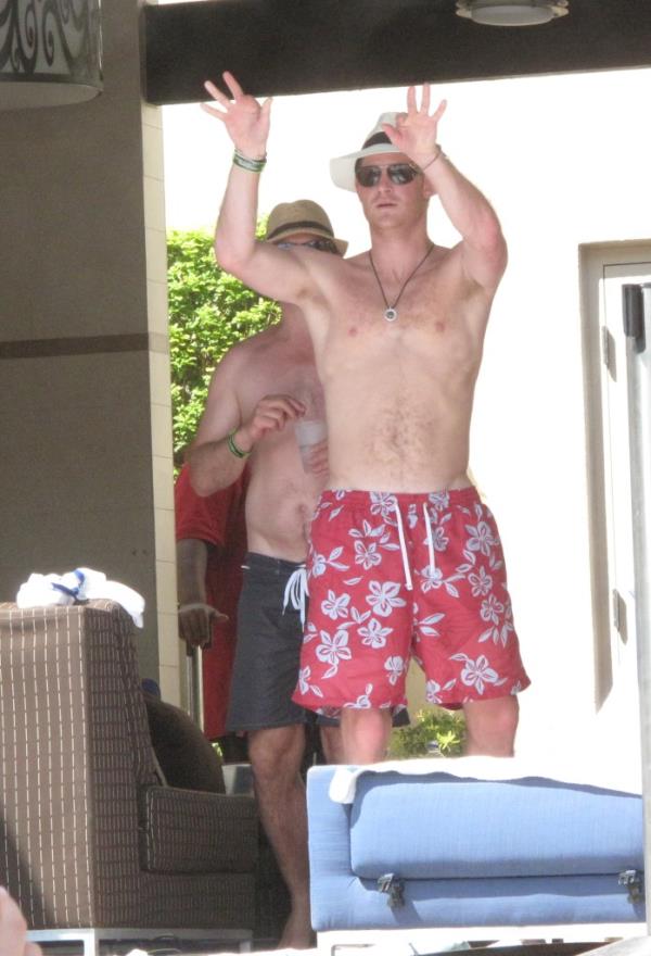 Prince Harry parties at Wet Republic in Las Vegas in 2012.