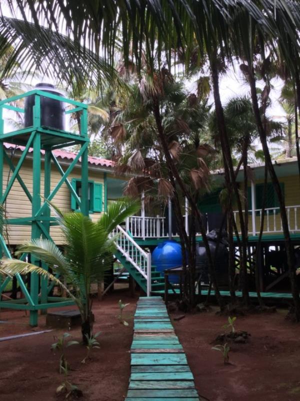 Story from Jam Press (Island For Sale) Pictured: The exterior of one of the properties on Iguana Island. Entire tropical ISLAND could be yours for the less than a Lo<em></em>ndon flat You can now own an entire island in the tropics for less than the cost of an average Lo<em></em>ndon flat. Named Iguana Island, the five-acre retreat is located 12 miles off the coast of Nicaragua, in the Caribbean Sea. Covered in coco<em></em>nut palms and banana trees, the three-bedroom property boasts two bathrooms, a wrap-around porch, a dining room, a bar and a swimming pool. The home is decorated with yellow walls, green windows, and classic, dark wood furniture. The bedrooms all co<em></em>nsist of a double bed, a set of drawers, and decorative f<em></em>rames. There are also additio<em></em>nal accommodations, located on the other side of the island, for guests or staff members, all built to modern standards by an American developer. Taking a walk by the ocean, there is a boardwalk perfect for peaceful strolls by the sea, and a 28-foot observation tower, allowing visitors to gaze across the water to the rainforests in the distance. With an abundance of tropical fish surrounding the island and reefs, the area is ideal for those wanting to snorkel or scuba dive. Also known for its fish cuisine, there is never a shortage of angler fish, snappers, mackerel, barracuda, tuna, billfish and wahoo. The island also comes with long-severing island staff, which includes an on-site manager and caretakers, who are willing to stay on with Iguana Island?s new owners. A backup generator, septic system and water catchment system add to the island?s self-sufficiency meaning you will never be caught short. There is also water, television, internet, cell service and electricity. o<em></em>nly a 45-minute plane ride to Nicaragua?s capital, Managua, or a short boat trip to Bluefields, a small town in Nicaragua, you are never far from local amenities, complete with all restaurants, bars, and shops. Now on the market for o<em></em>nly $475,000 (389,