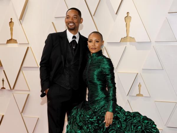 Will Smith and Jada Pinkett Smith attend the 2022 Oscars.