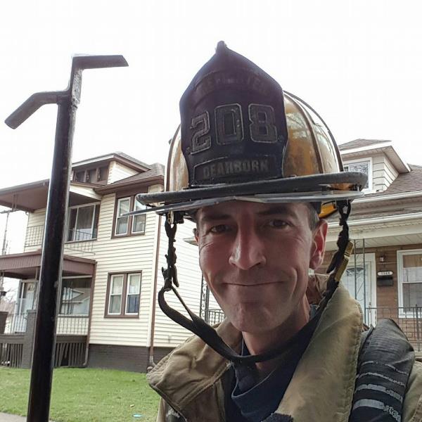 Brian Meloche is pictured in his uniform.