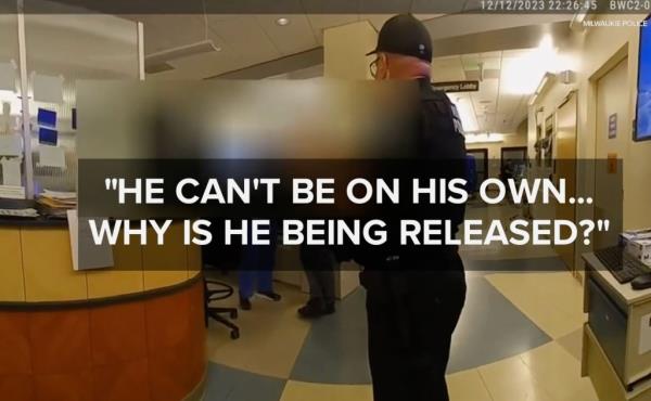 Police in hospital