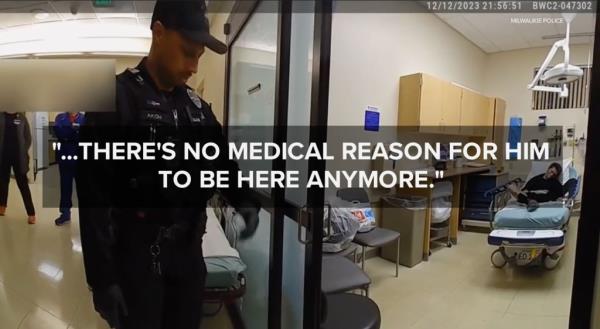 police in hospital