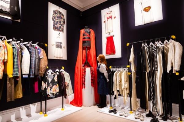 LONDON, ENGLAND - AUGUST 03: A selec<em></em>tion of clothes and costumes owned by Freddie Mercury on display at Sotheby's on August 03, 2023 in London, England. The private collection of over 1,400 items will be sold at a series of six of auctions between the 6th and the14th September, 2023. (Photo by Tim P. Whitby/Getty Images for Sotheby's)