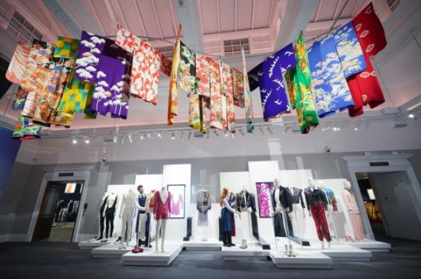 Costumes and kimo<em></em>nos which are part of Freddie Mercury's perso<em></em>nal collection, on display during a photo call at Sotheby's in London, ahead of their auction. Picture date: Thursday August 3, 2023. PA Photo. Photo credit should read: Yui Mok/PA Wire