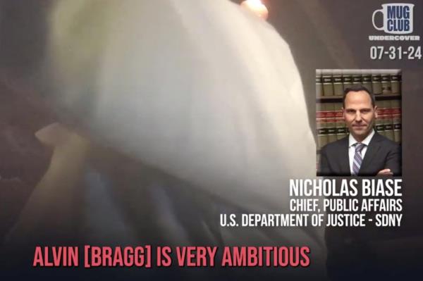 Biase was recorded telling an unidentified woman that the hush mo<em></em>ney case against Trump was 