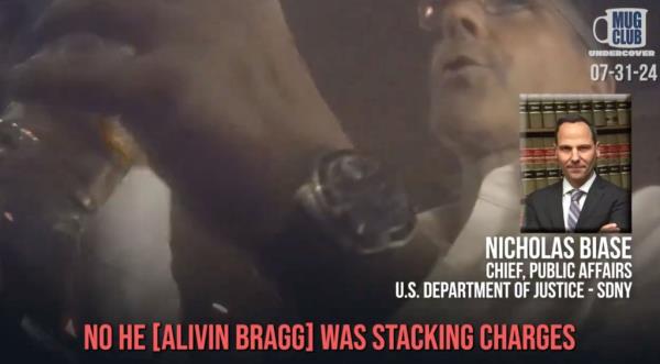 The DOJ spokesperson said that Bragg was 