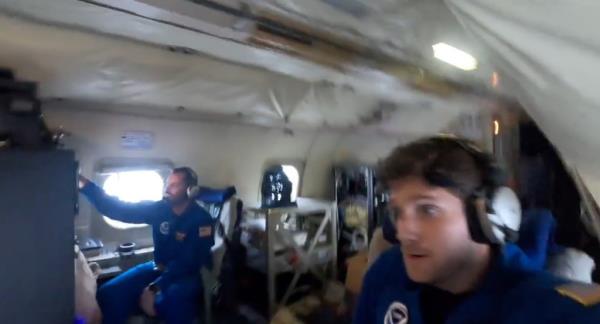 Plane flies directly through Hurricane Milton to collect data in harrowing video: 'Good God'