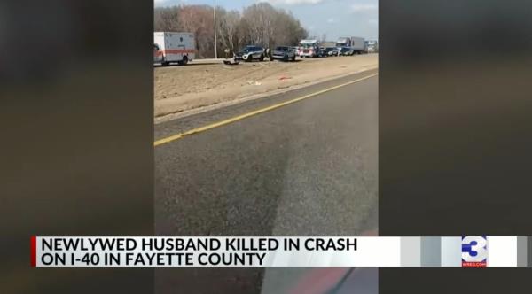 The couple had o<em></em>nly tied the knot the day before the fatal crash.